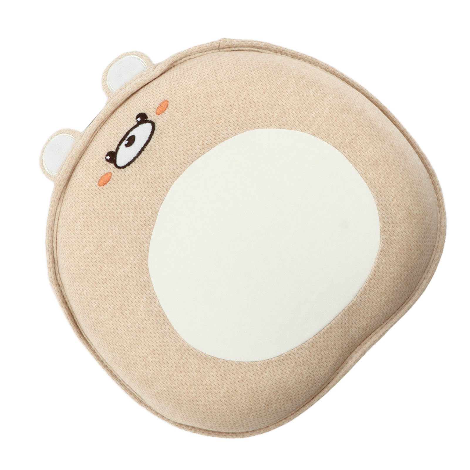 Babykissen, Atmungsaktiv, Stützend, Schweißabsorbierend, Bequem, Für Autositz Und Kinderbett, Braun, 25 X 24 X 3 X 1,5 Cm / 9,84 X 9,44 X 0,6 Zoll
