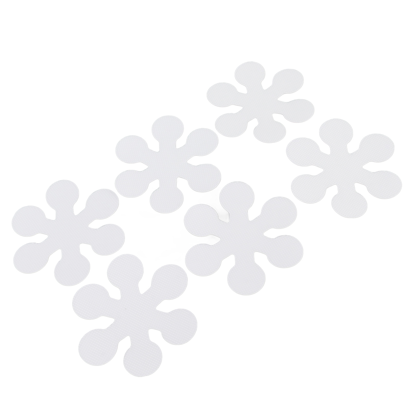 20 Transparente, Schneeflockenförmige, Rutschfeste, Selbstklebende Badewannenaufkleber Für Badezimmer Und Schwimmbäder.