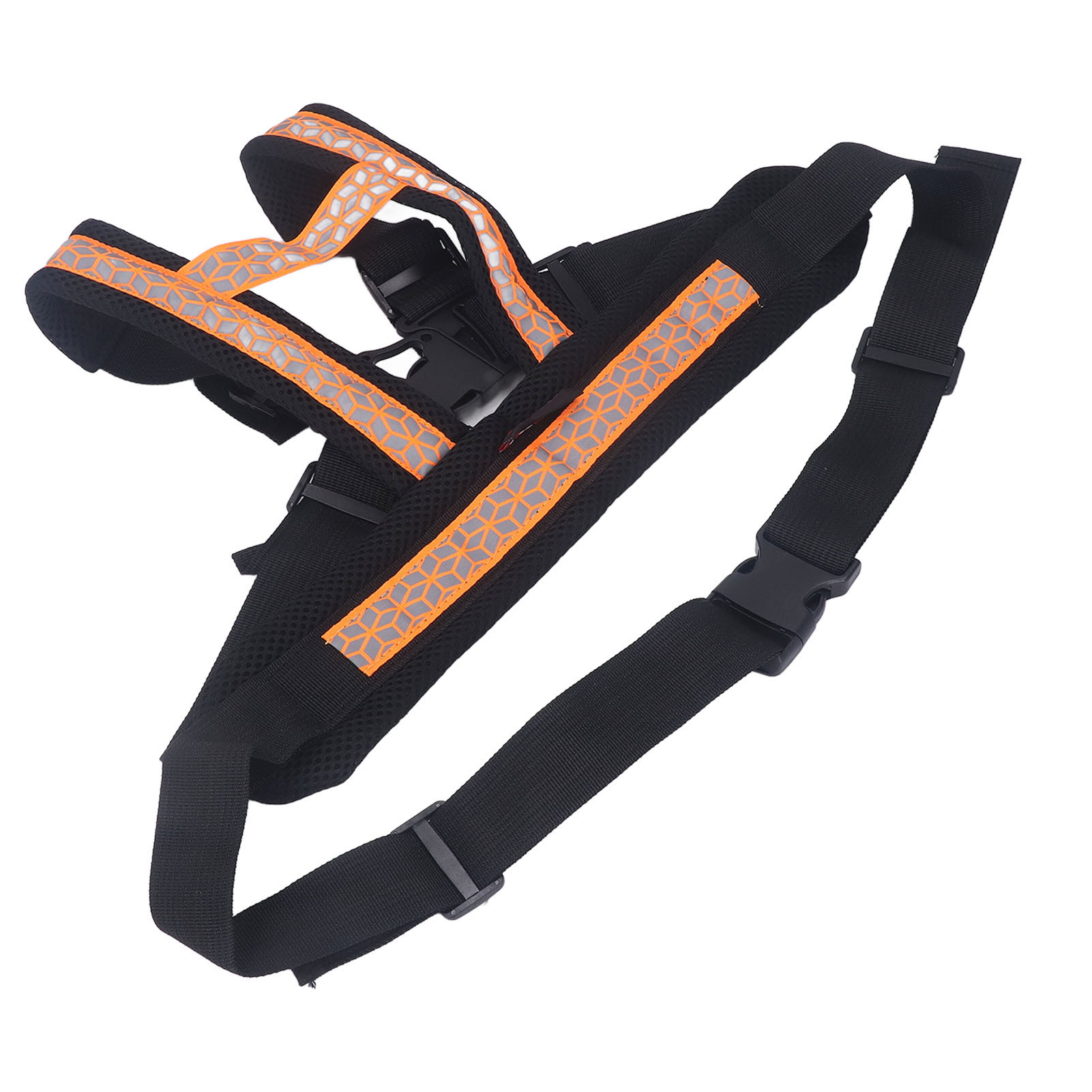 Kindersicherheitsgurt Für Motorräder, Verstellbare Schultergurte, Mit Aufbewahrungstasche, Orange.