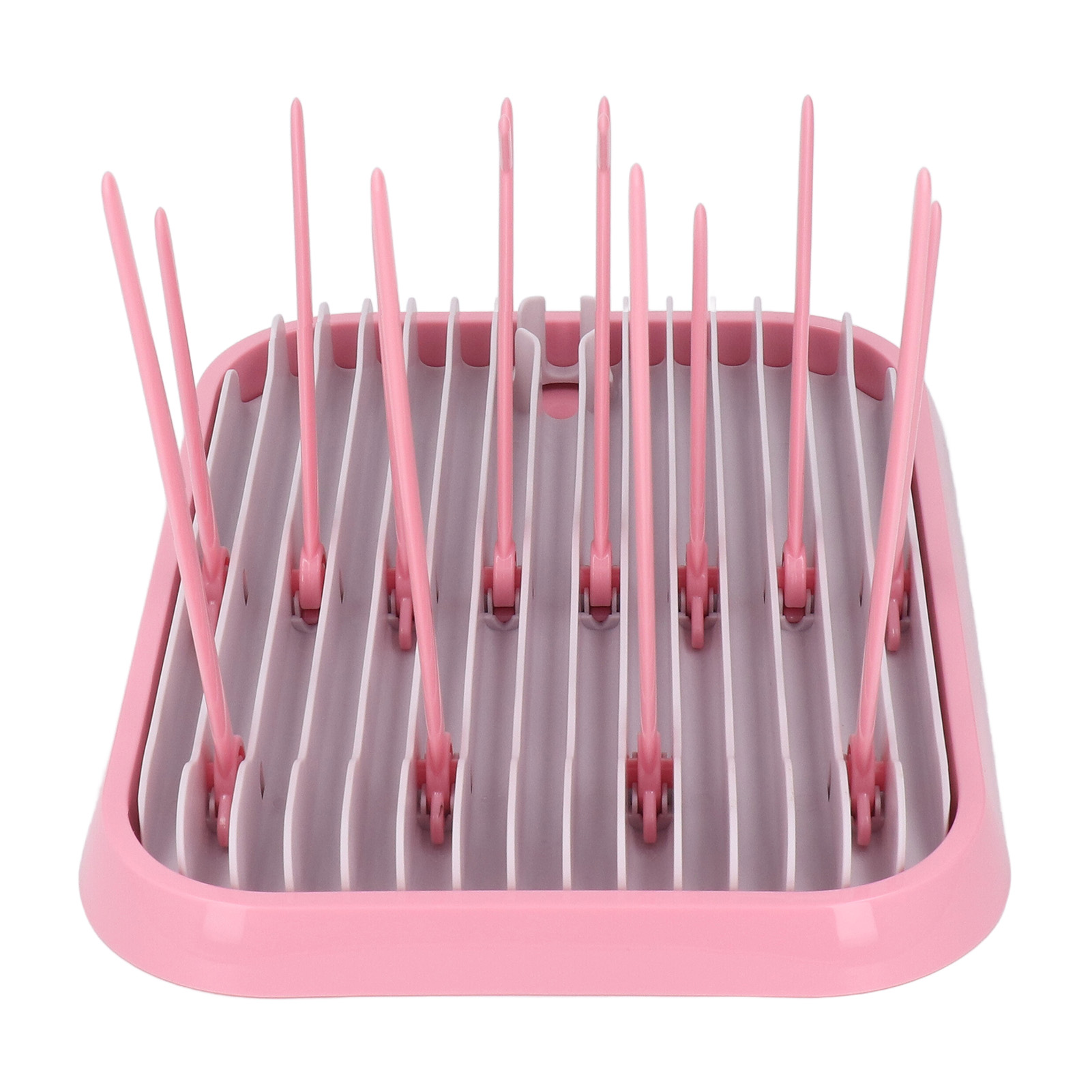 Multifunktionaler, Tragbarer, Zusammenklappbarer Und Faltbarer Flaschentrockner Für Den Heimgebrauch, Rosa.