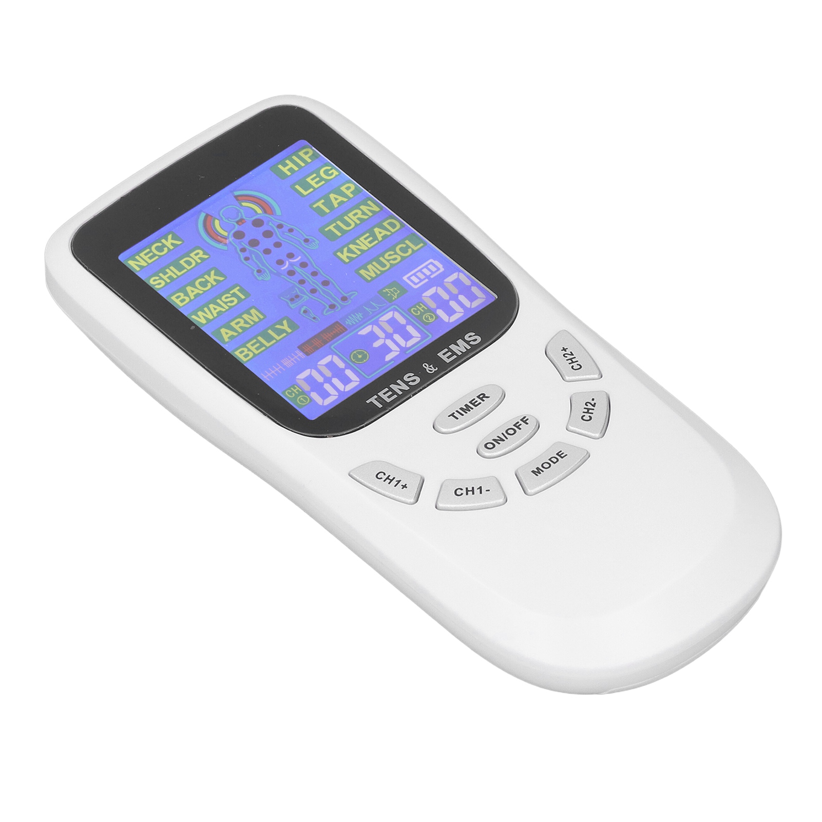 Wiederaufladbares Tens-gerät Für Die Nackenmassage Mit 12 Modi, Mikrostromtechnologie, Digitales Tens-gerät Zur Muskelstimulation.
