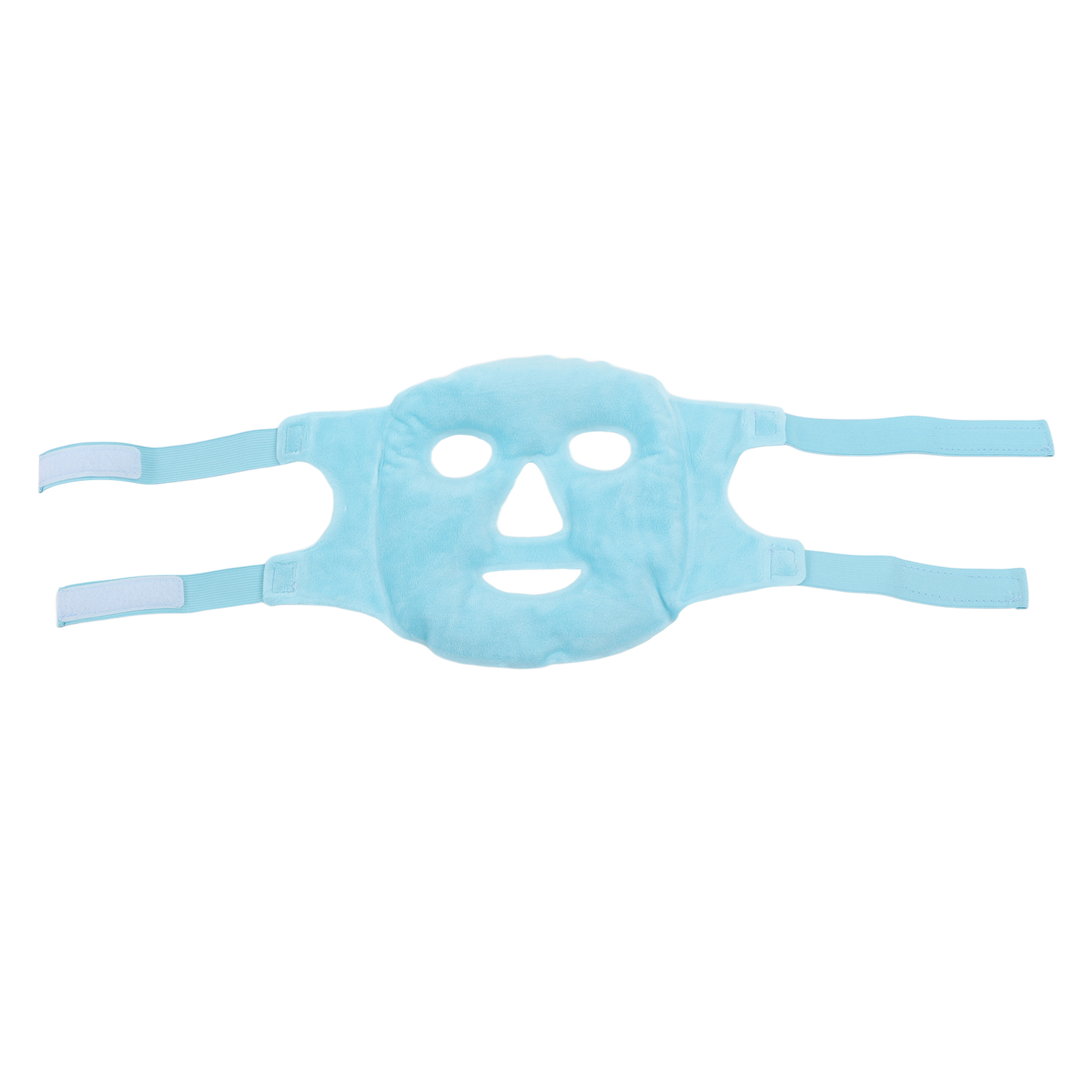 Gel-gesichtsmaske Mit Perlen, Weich Und Mit Wärmenden Und Kühlenden Eigenschaften, Ideal Bei Schwellungen Und Stress, Als Wärme- Und Kältekompresse, Zum Schlafen, Himmelblau.