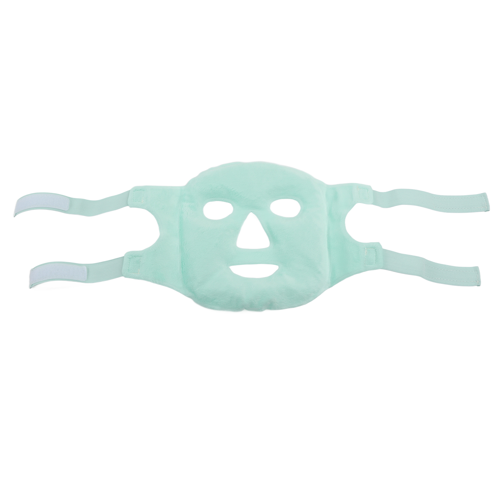 Weiche, Wärmende Und Kühlende Gel-gesichtsmaske Mit Perlen Gegen Schwellungen Und Stress, Wärmende Und Kühlende Kompresse Für Den Schlaf, Hellgrün.