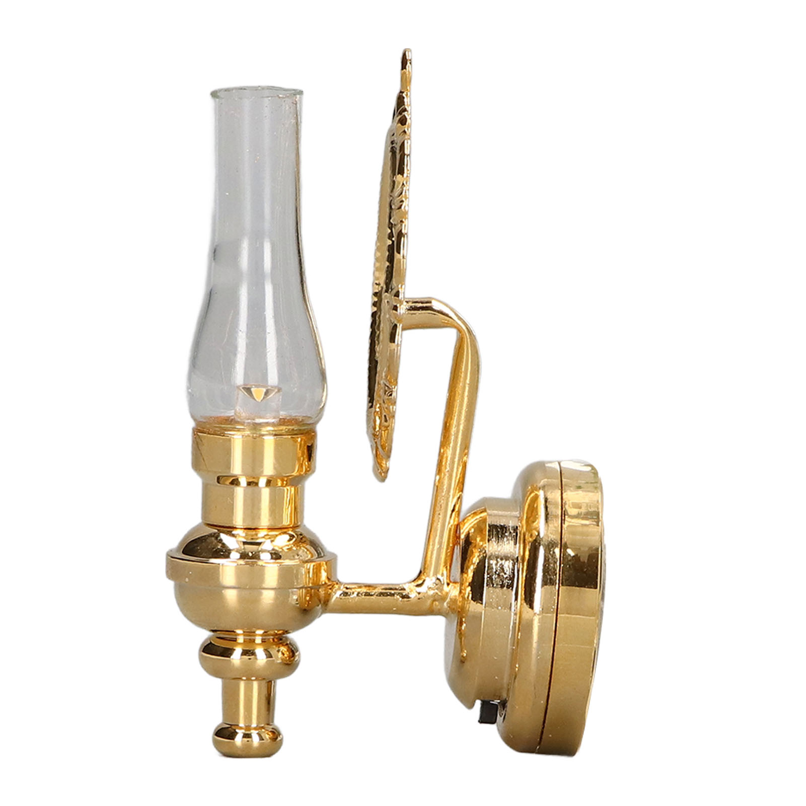 Puppenhaus-wandlampe Mit Realistischen Details, Warmem Led-licht, Hoher Helligkeit, Retro-accessoire Im Europäischen Stil Im Maßstab 1:12 Zur Dekoration Von Puppenhäusern.