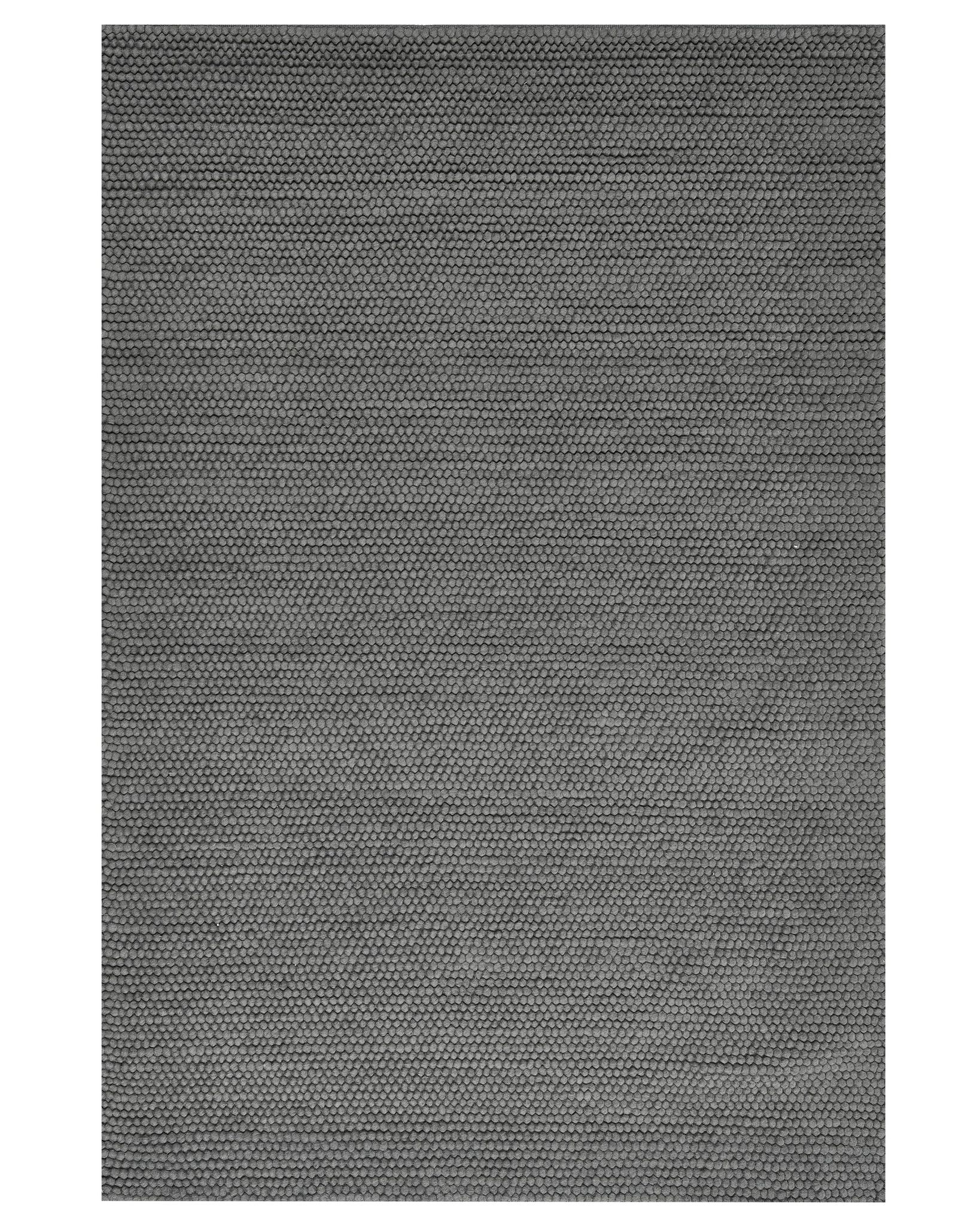 Teppich Kordea Grau 160 X 230 Cm Wolle