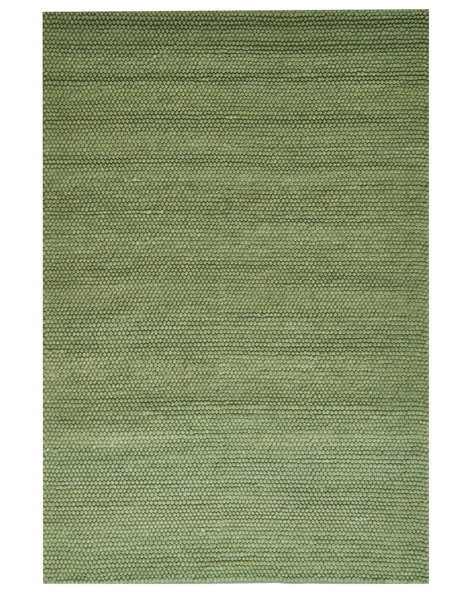 Teppich Kordea Grün 200 X 300 Cm Wolle
