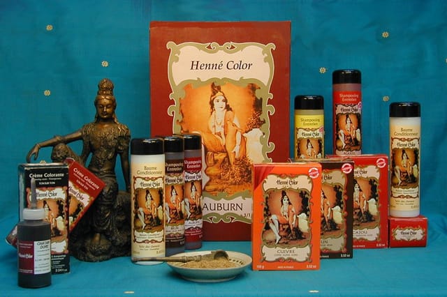 Henné Color Haarfarbe Henna Pulver - Schwarz 100g