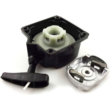 Jusch – Seilzugstarter Für 49cc/52cc Benzinmotoren – Halbautomatischer Starter – Antriebsglocke Für Freischneider Und Erdbohrer