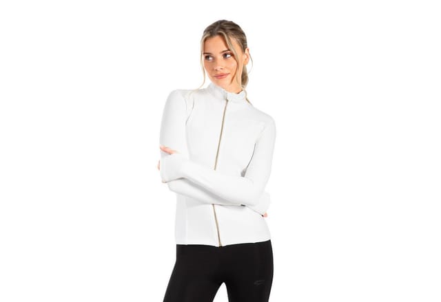 Smilodox Trainingsjacke Kenna Gold, Figurbetonte Sportjacke mit 3D Rubber Print, Stehkragen Goldener Reißverschluss formende Nähte atmungsaktive Laufjacke