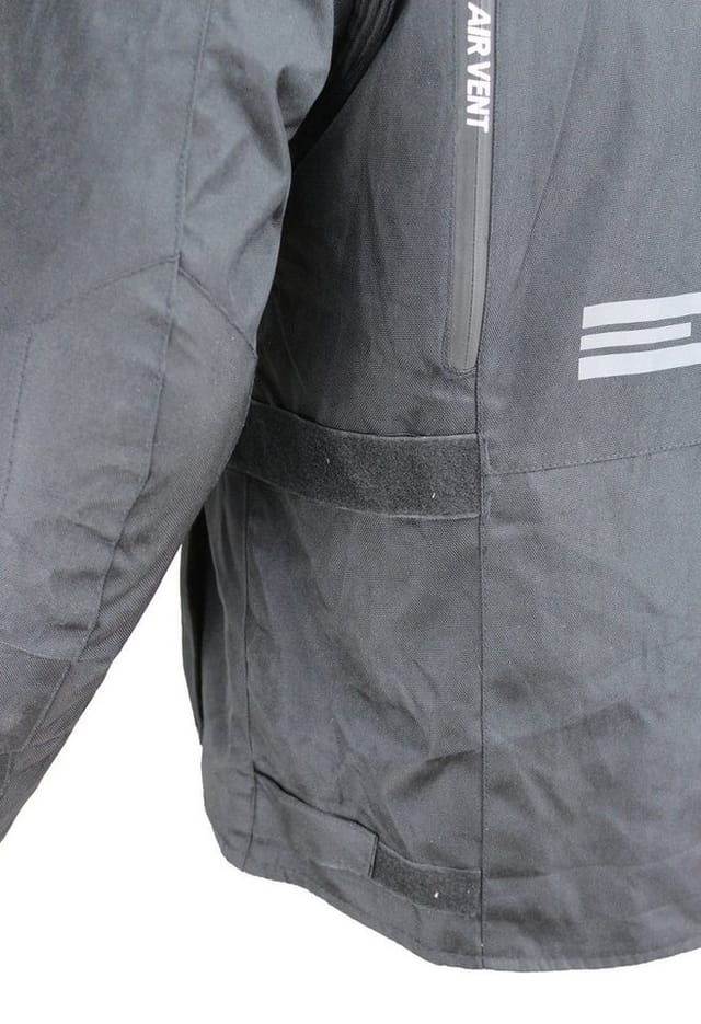 Alpha Speeds Motorradjacke JET PRO, All-Saison Motorradjacke inklusive Protektoren (2026) Abnehmbares Membran + Futter, 7 Belüftungen, 10 Taschen, in Schwarz