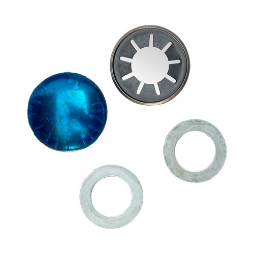 pro-bau-tec® Sicherheitskappen, »10112«, Aluminium, 2 Stück, blau