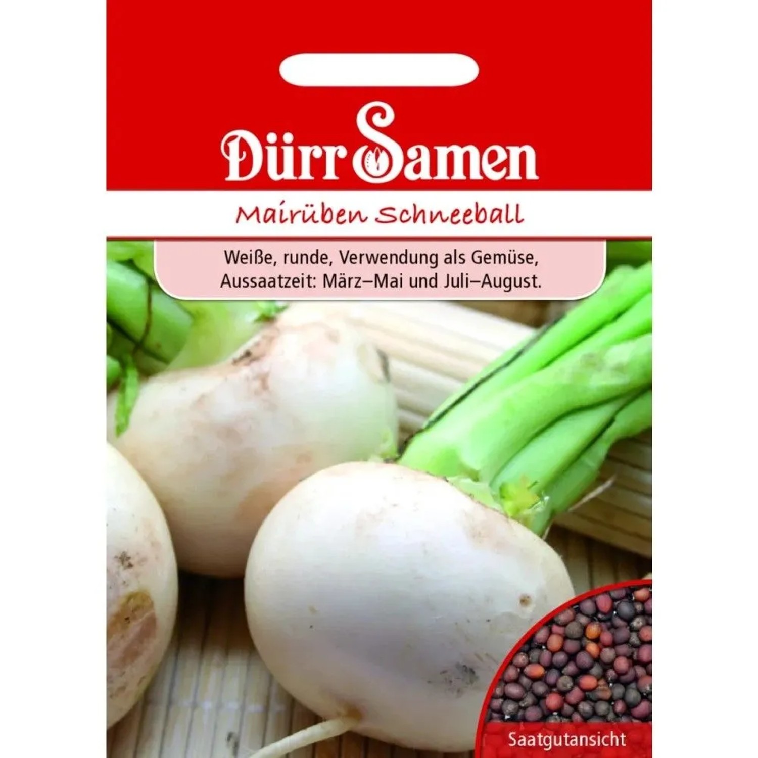 Dürr Samen Mairüben Schneeball Saatgut
