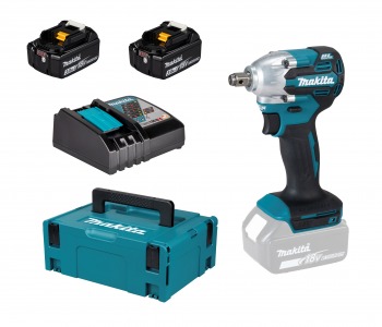 Makita DTW210RFJ 2x 3Ah Akku + Ladegerät im MAKPAC