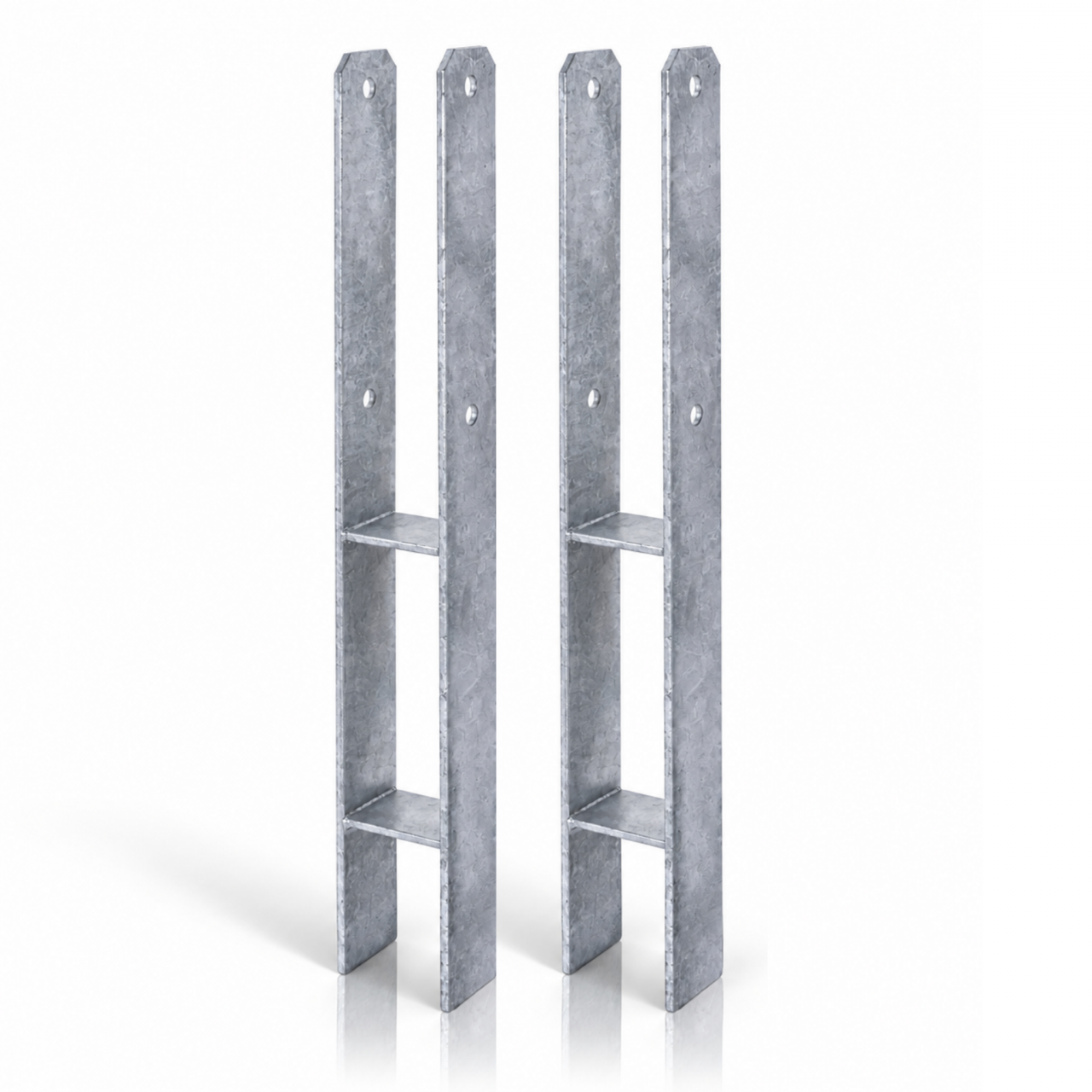 HPfostenträger zum Einbetonieren 071 x 600 5 mm 2erSet