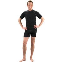 Funktionsboxershort, kurz, schwarz, Größe S Bild 2