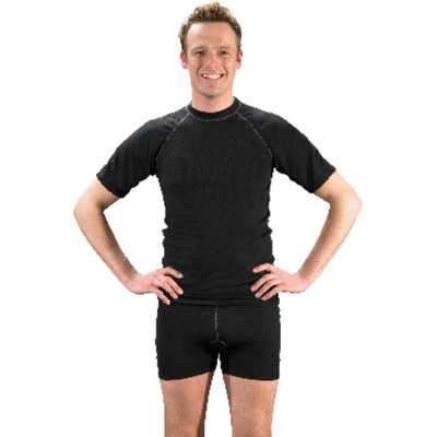 Funktionsshirt, 1/2 Arm, schwarz, Größe L