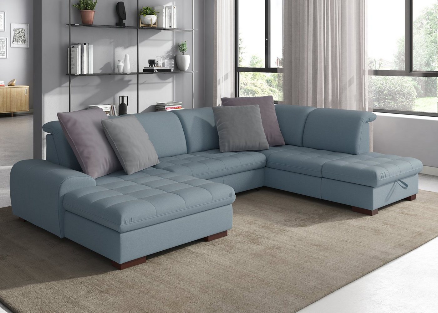 sit&more Sofakissen Luxor, (Set, 2 St), 2-teiliges Kissenset in Samtoptik Bild 2