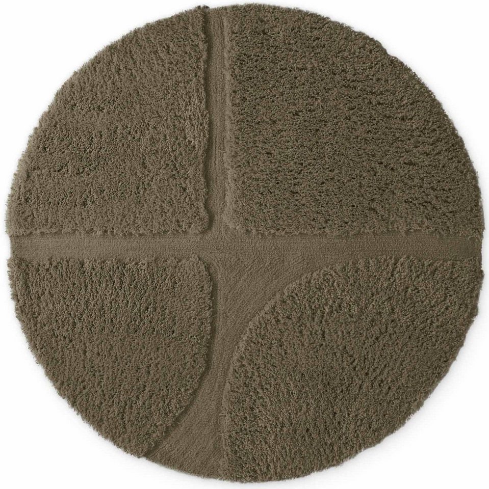 Ted Baker Hochflor-Teppich Jasper, auch in rund, rund, Höhe: 25 mm, Hoch-Tief-Struktur, Weich, Shaggy, Modern, Wohnzimmer, Schlafzimmer Bild 5