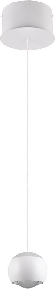 Musterring LED Pendelleuchte CANNON, 1-flammige LED Hängelampe 5W 500Lumen 2300-4000K CCT, CCT - über Fernbedienung, Dimmfunktion, Memoryfunktion, Nachtlichtfunktion, LED fest integriert, Farbwechsler, warmweiß - kaltweiß, mit Fernbedienung, stufenlos höhenverstellbar max 195cm dimmbar Memory Bild 2