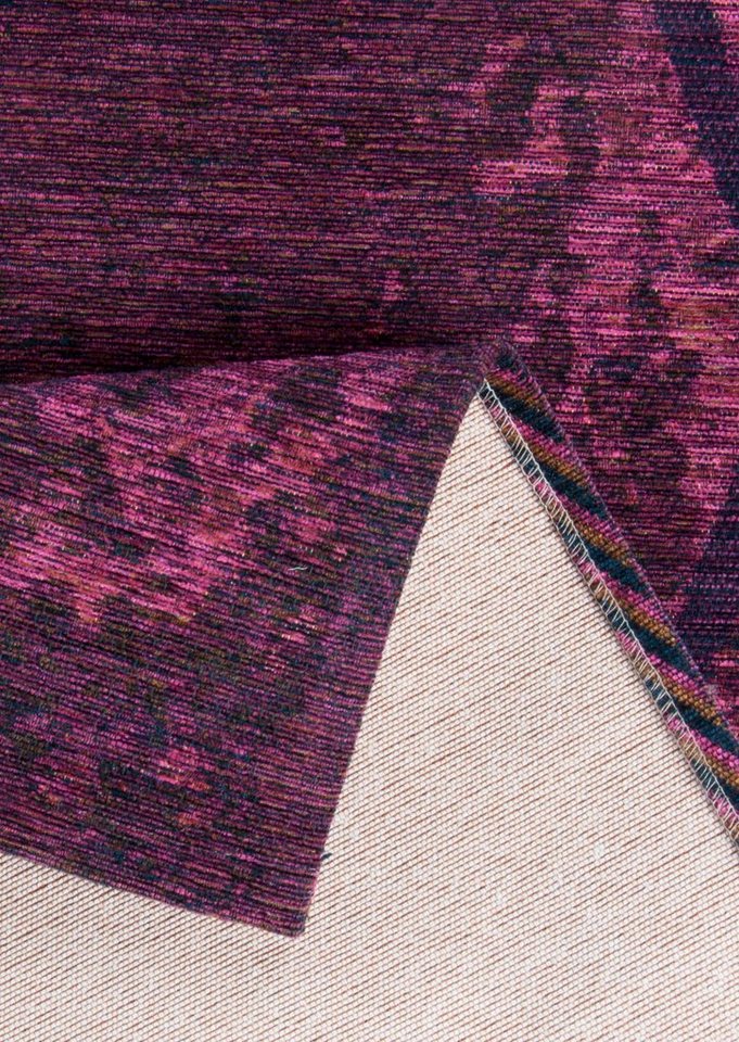 TOM TAILOR HOME Teppich Fine Lines, rechteckig, Höhe: 5 mm, Flachgewebe, Rauten Design, ideal im Wohnzimmer & Schlafzimmer Bild 3