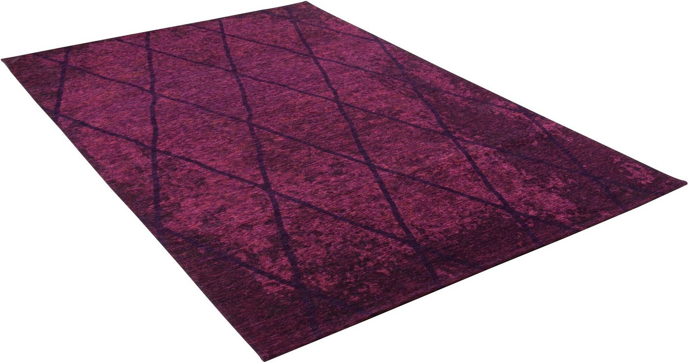 TOM TAILOR HOME Teppich Fine Lines, rechteckig, Höhe: 5 mm, Flachgewebe, Rauten Design, ideal im Wohnzimmer & Schlafzimmer Bild 4