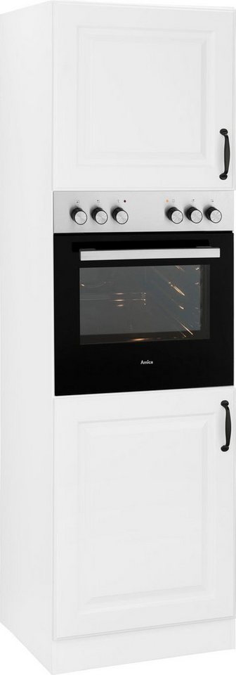wiho Küchen Backofenumbauschrank Erla 60 cm breit mit Kassettenfront