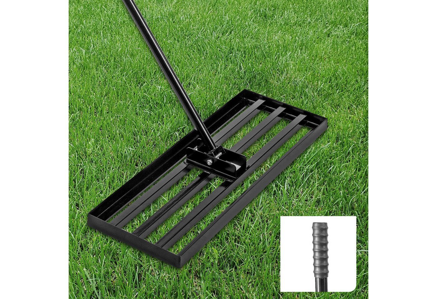 Youyijia Rasenrechen Handy Lawn Levelling Rake Garden Lawn Squeegee, Effortless Sand Rake Bild 3