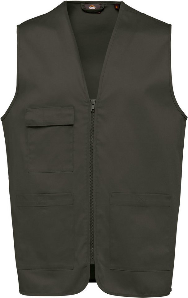 WK. Designed To Work Arbeitsweste Unisex-Weste aus Baumwollpolyester mit mehreren Taschen Bild 2