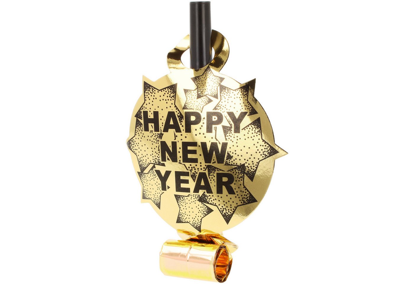 com-four Girlande Silvester Party-Set - Girlande, Tröten und Trompeten für Silvester bis 12 Personen Bild 3