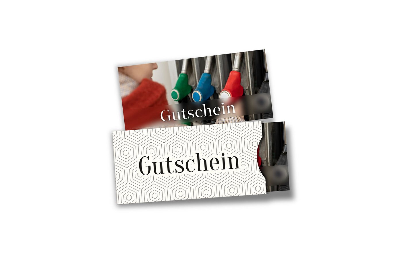 itenga Geschenkkarte itenga Geschenkgutschein Fotodesign mit Hülle - Motiv TANKEN Postkarte Bild 2