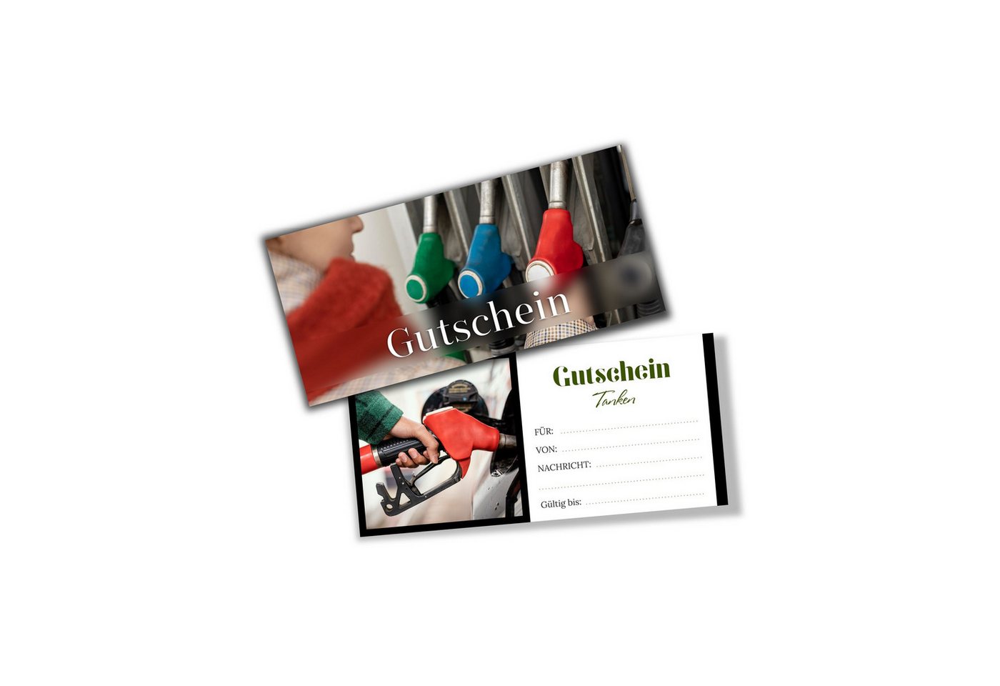 itenga Geschenkkarte itenga Geschenkgutschein Fotodesign mit Hülle - Motiv TANKEN Postkarte Bild 3