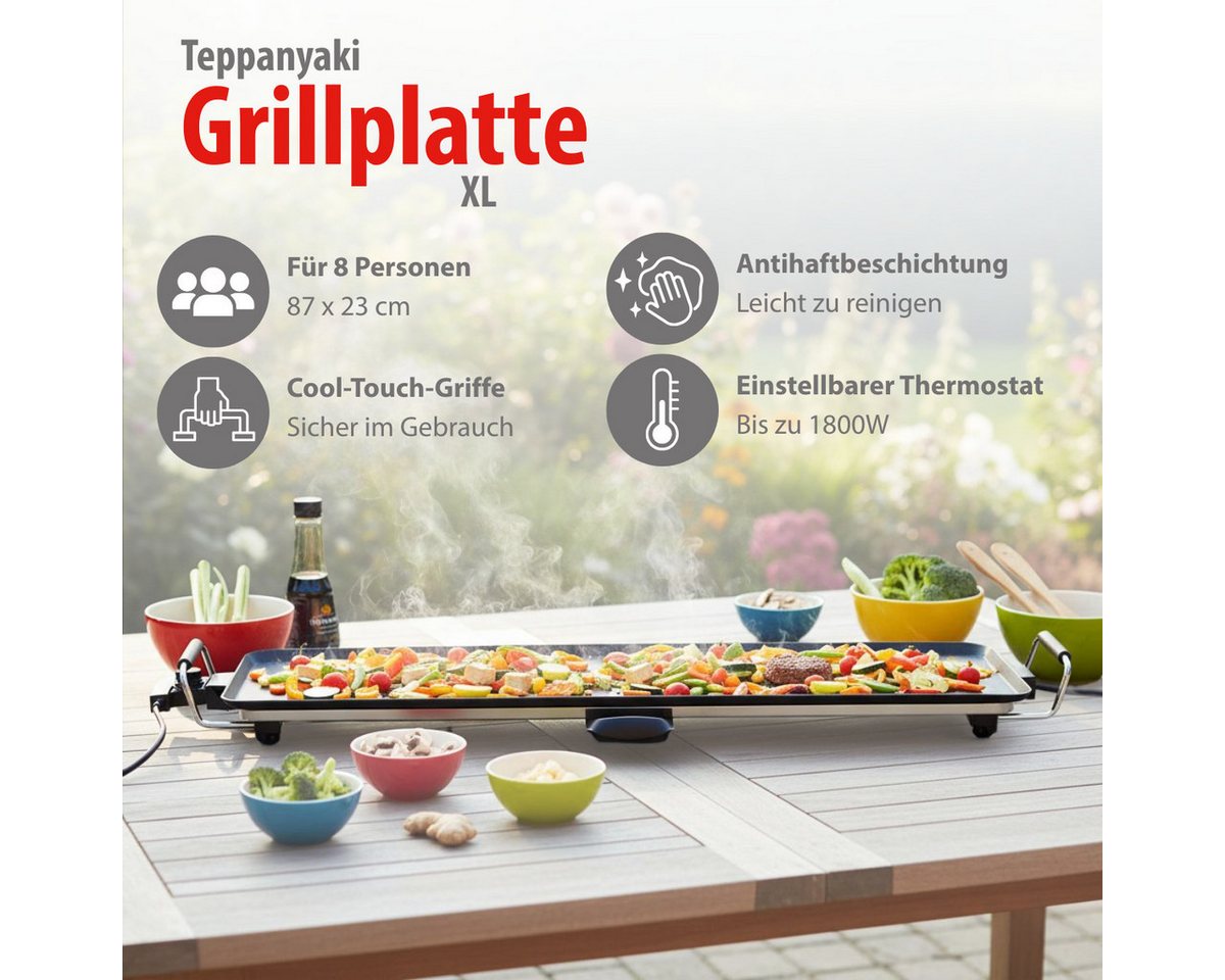 Alpina Grillplatte alpina Grillplatte Teppanyaki XL Bild 2