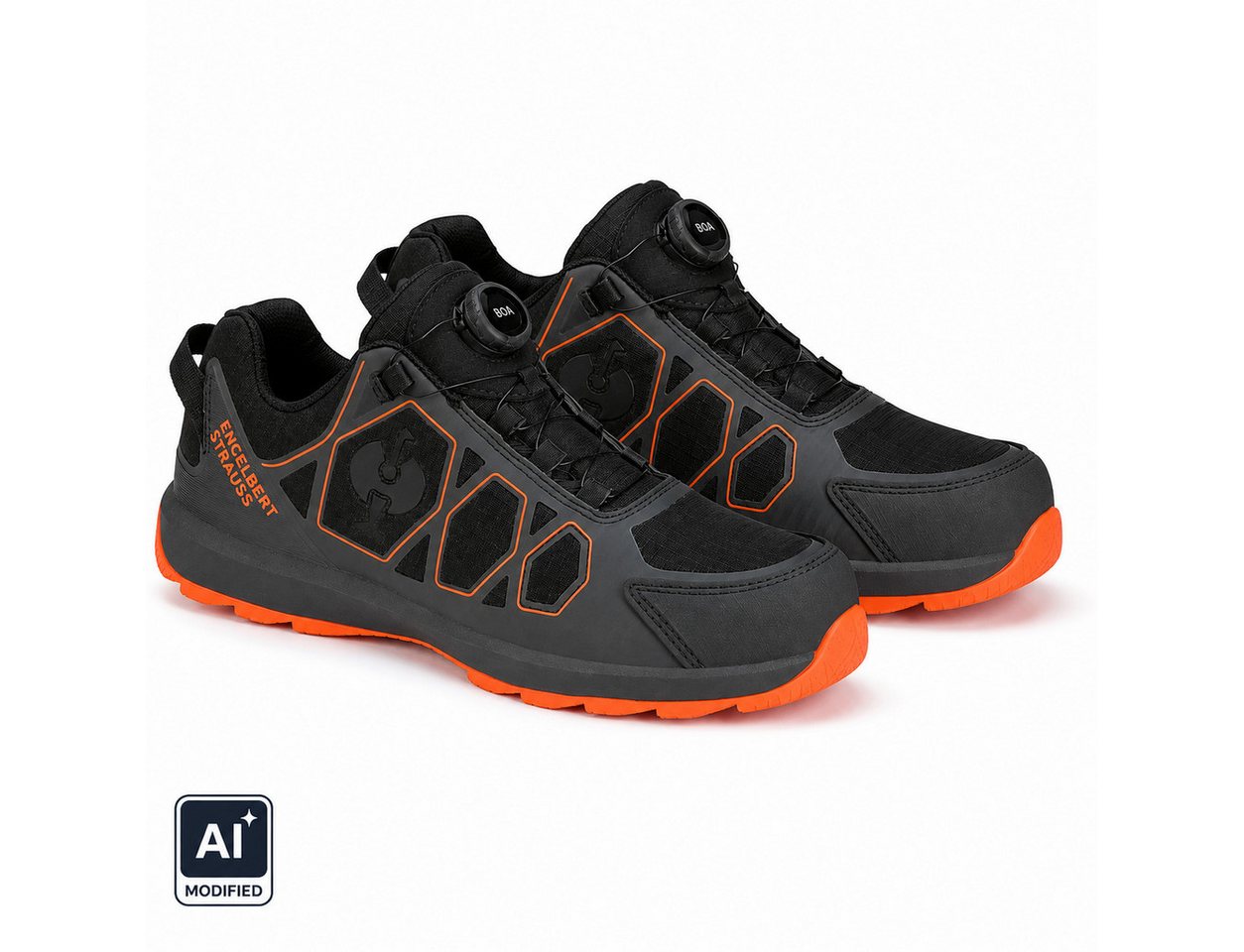 Engelbert Strauss Strauss e.s. Baham II Low S1 Sicherheitshalbschuhe Herren Stahlkappe Sicherheitsschuh Stahlkappe Bild 2