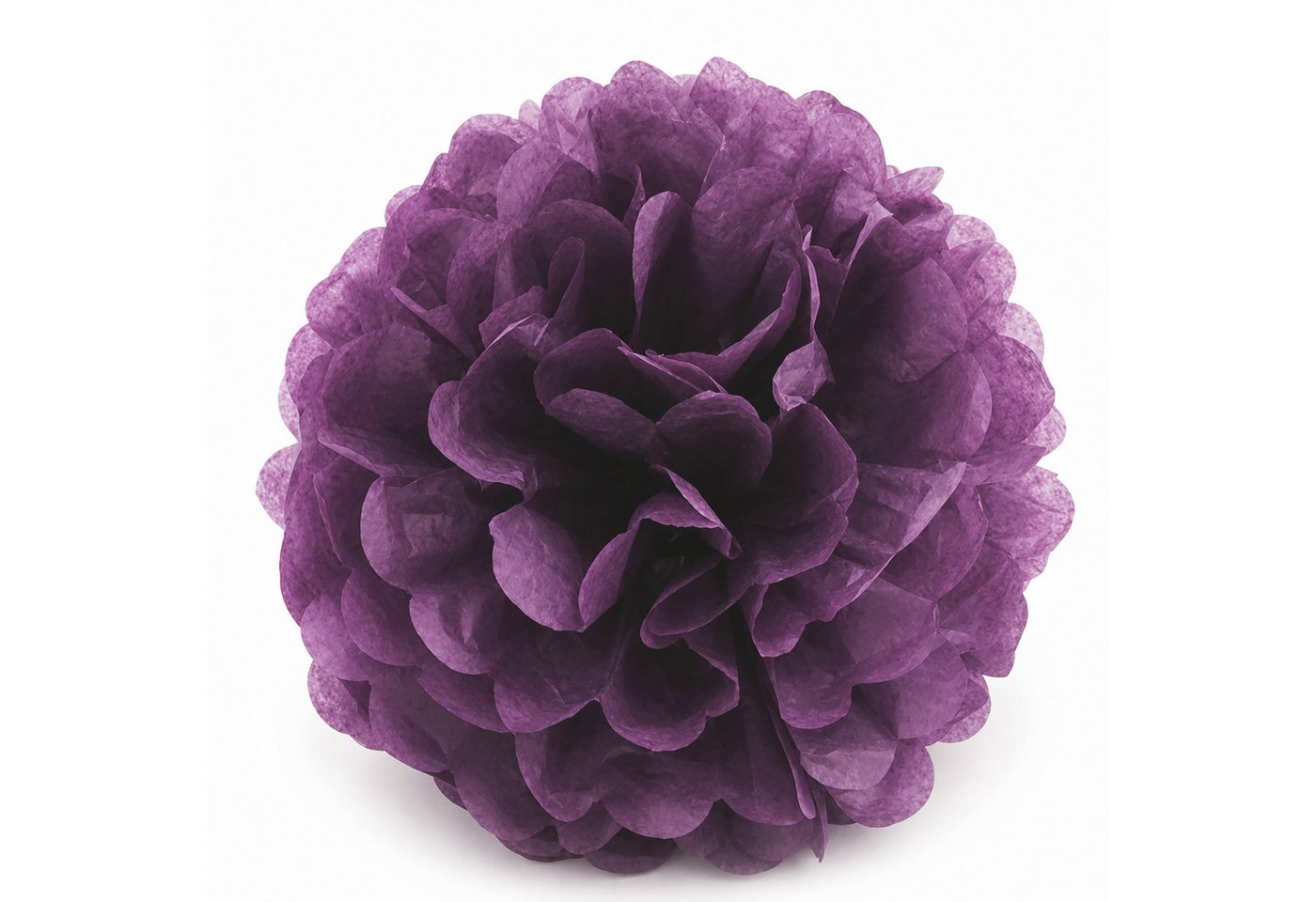 Creativery Pompon, Pompon 12cm Papier 1 Stück Lila Bild 5