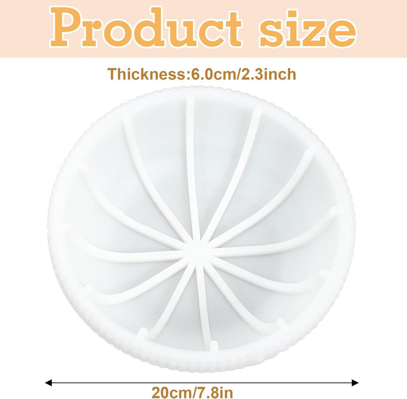 Coonoor Modellierwerkzeug GießFormen Silikon Schale,Obsttablett Epoxidharz Gießformen Bild 5