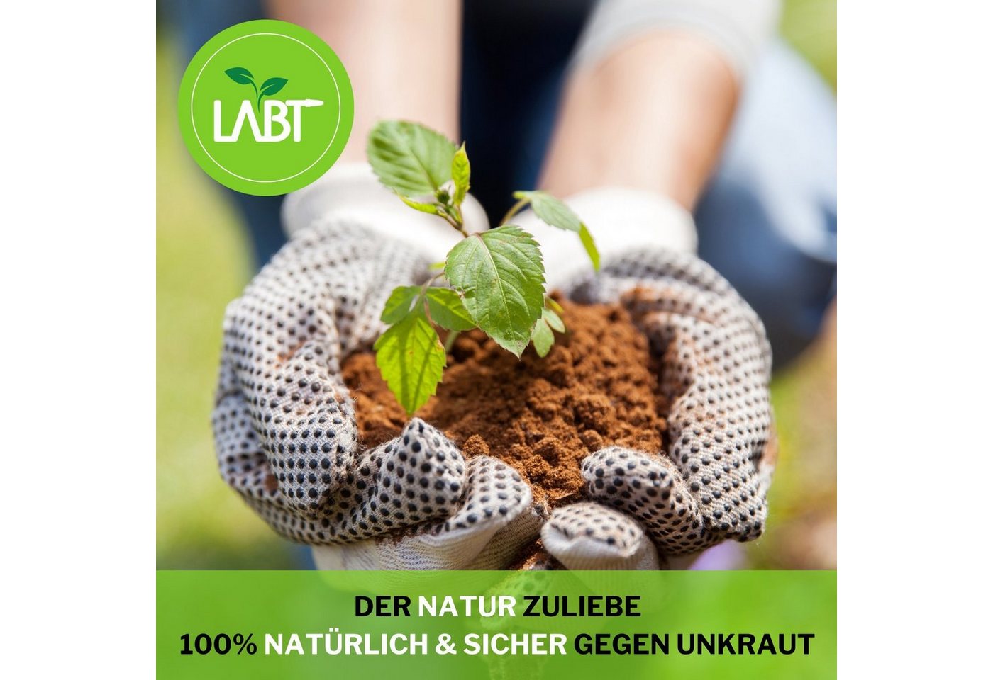 LABT Unkrautvlies Unkrautvlies LABT® Gartenvlies 1m x 20m mit Erdankern 150g/m² stark Bild 2