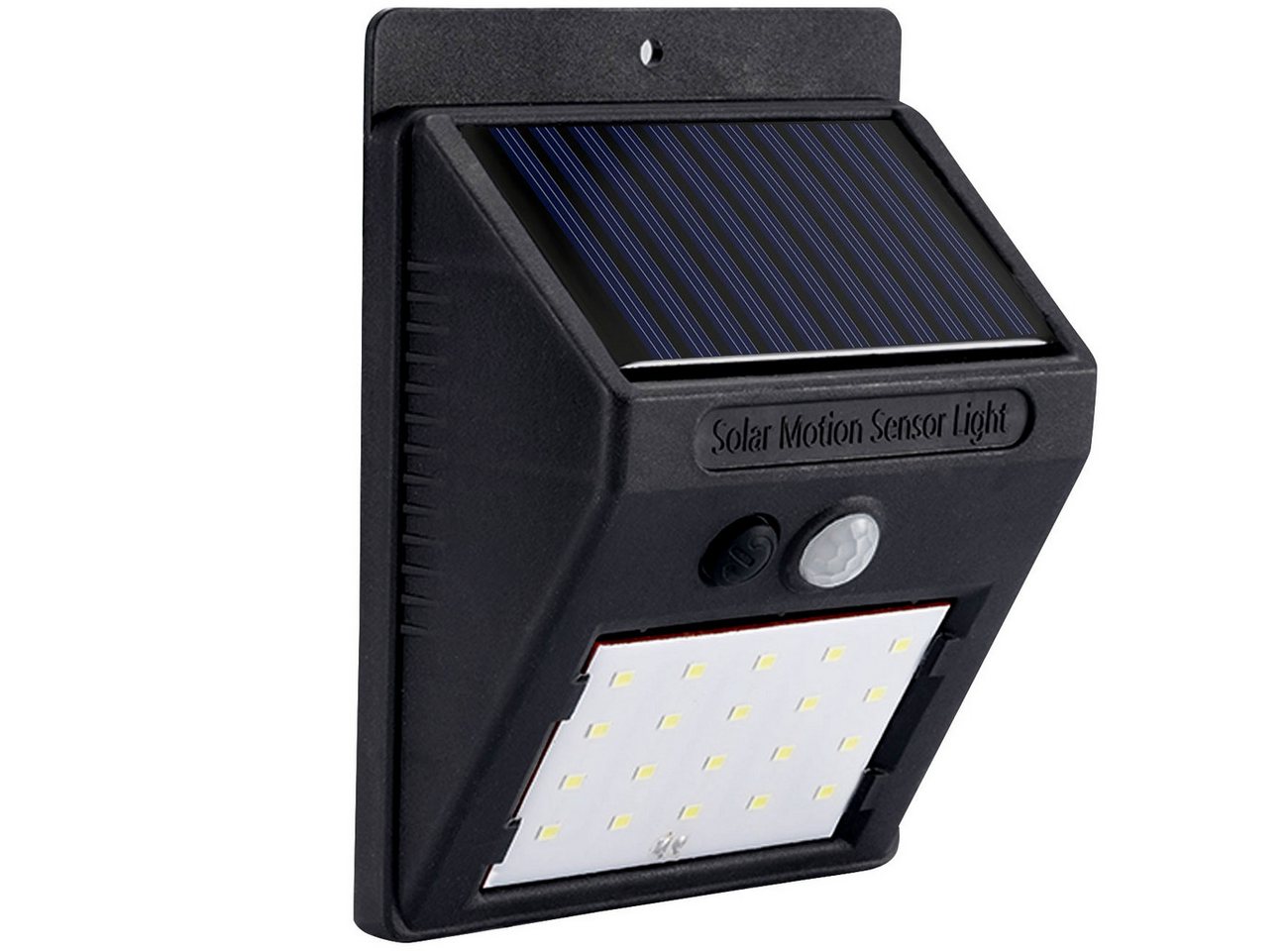 Casativo LED Wandleuchte Solar Leuchte: Bewegungsmelder, 20 SMDs, IP44, hell & sparsam, Lichtstrom: 480 lm Bild 2