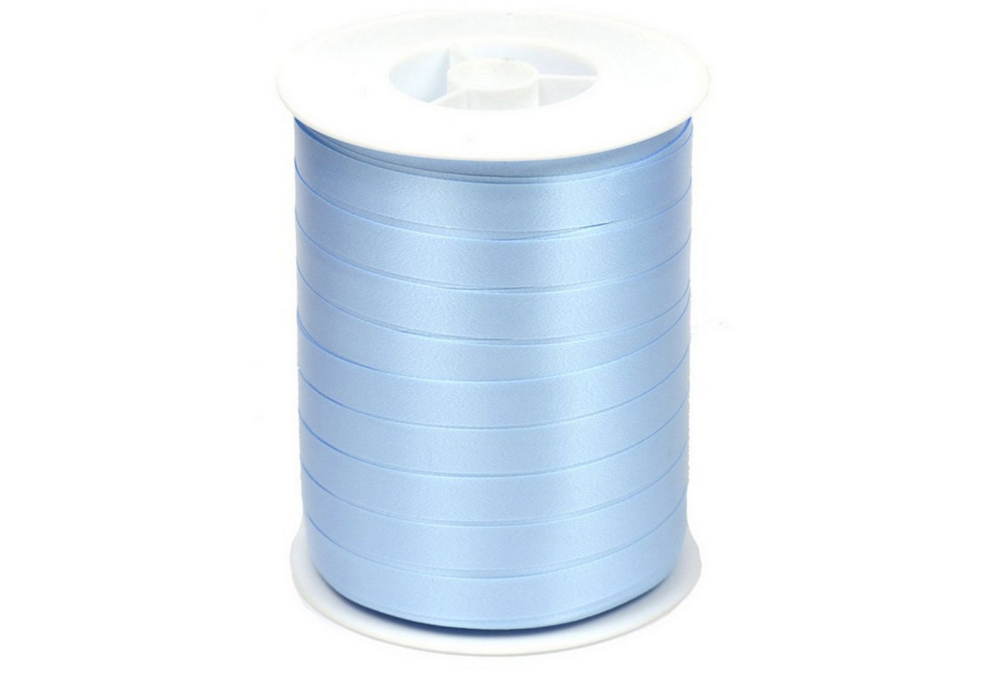 Star Geschenkband, Geschenkband Ringelband 10mm x 250m Rolle Hellblau