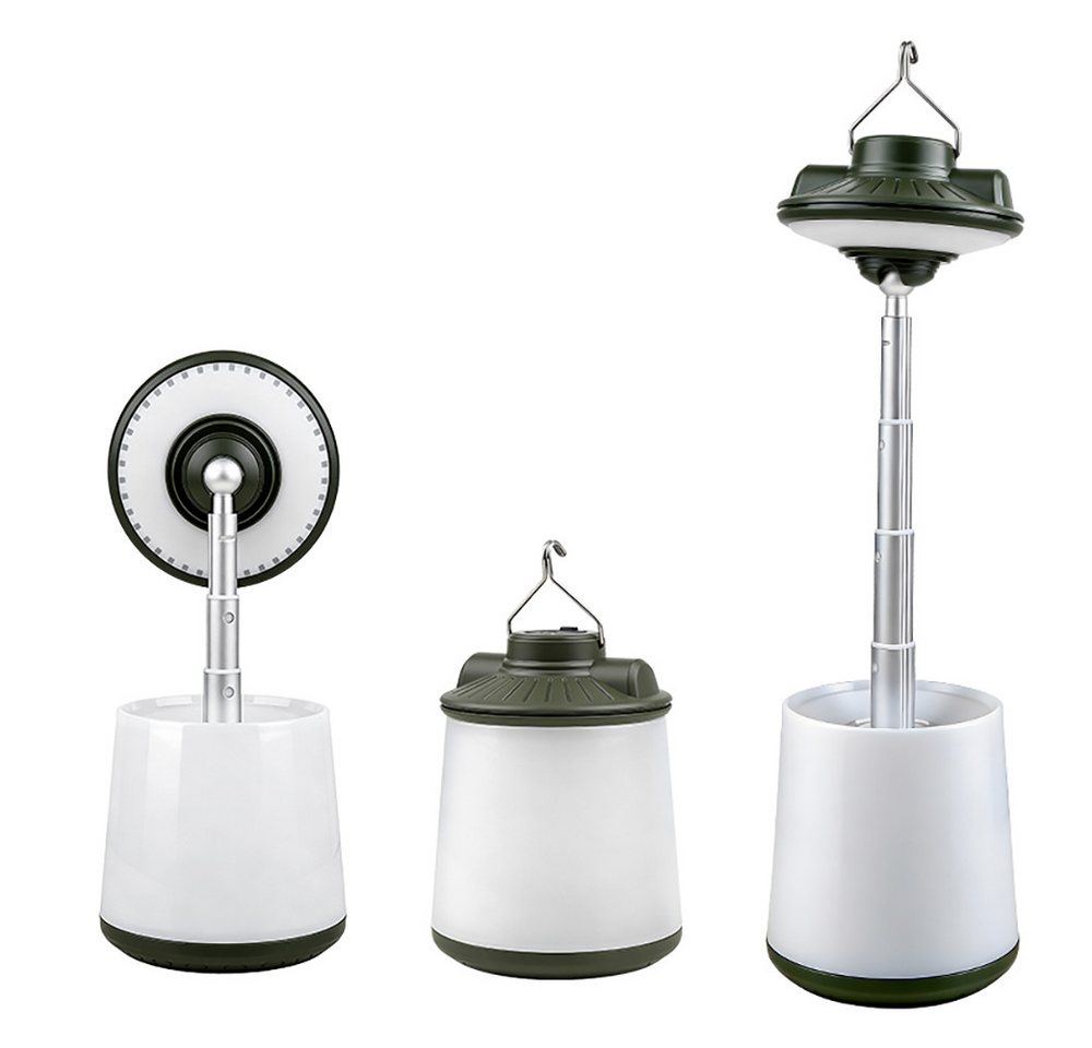 Tekoo LED Gartenleuchte LED Campinglampe ausziehbar Akku Laterne USB-C RGB Outdoor Leuchte, LED fest integriert, Kaltweiß, Warmweiß, RGB, 360° drehbarer Leuchtkopf, Teleskopstange, Powerbank-Funktion Bild 3