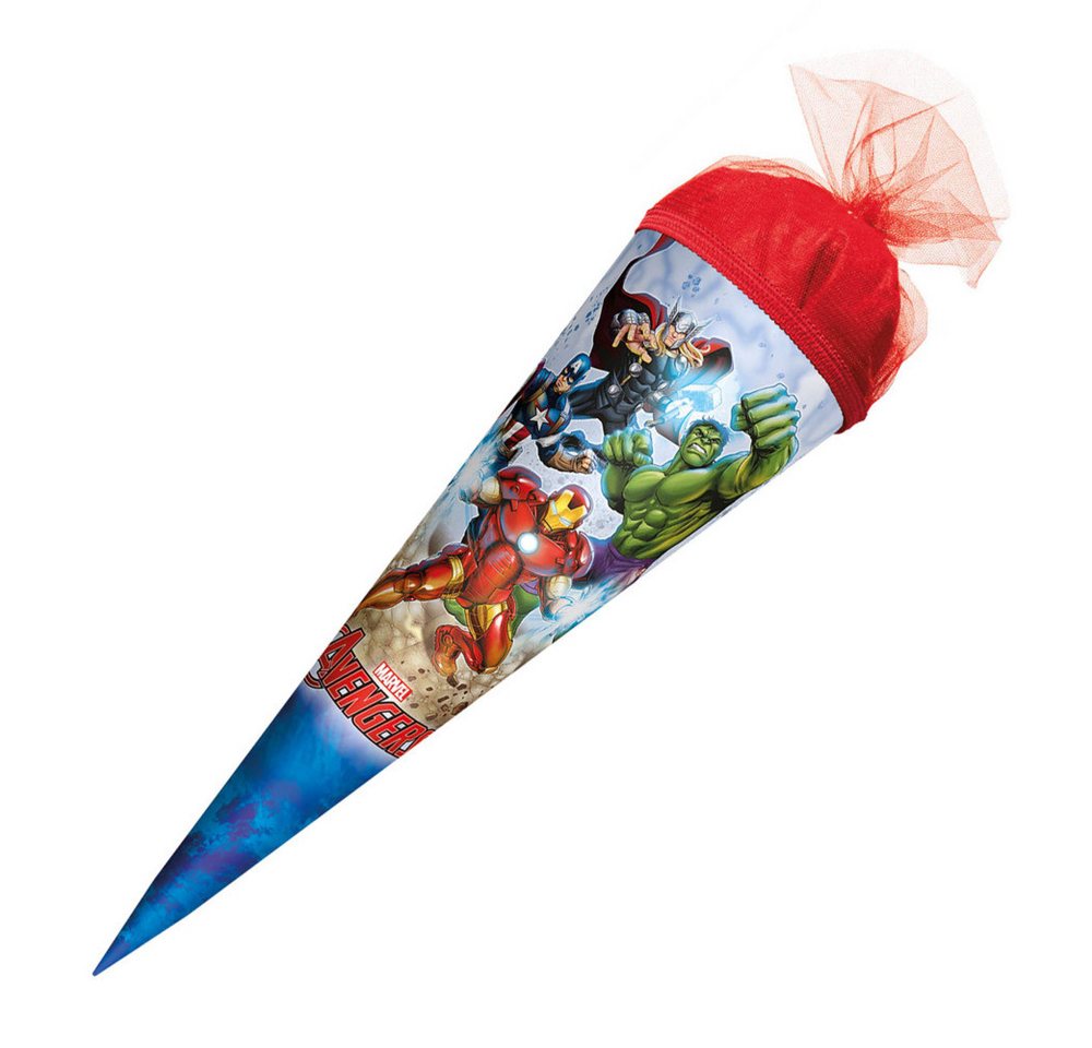 Roth Schultüte Roth Schultüte Marvel The Avengers rund Tüllverschluss 22cm