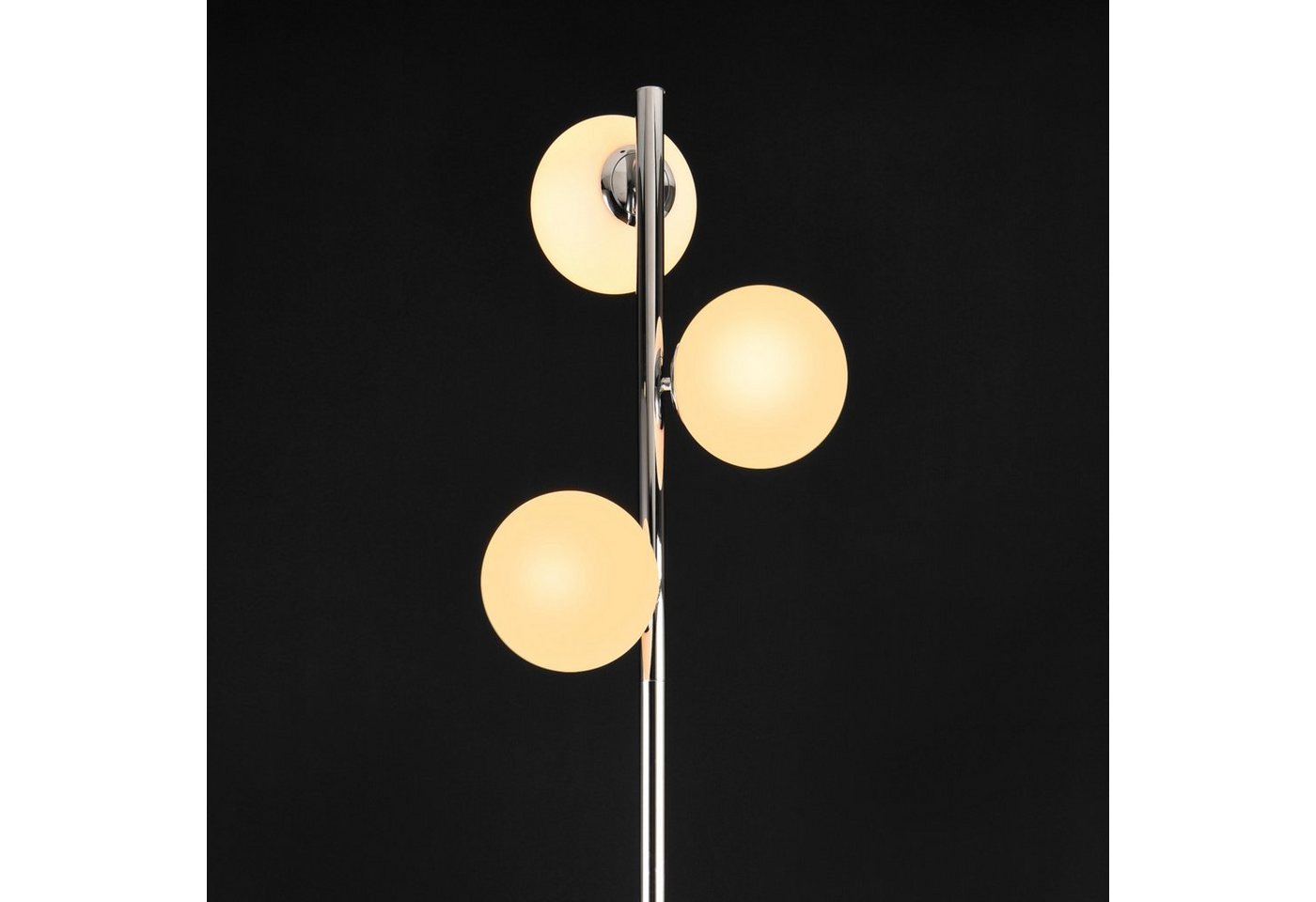 lux.pro Stehlampe, ohne Leuchtmittel, Stylische Stehleuchte »Gent« - 3-flammig Bild 4