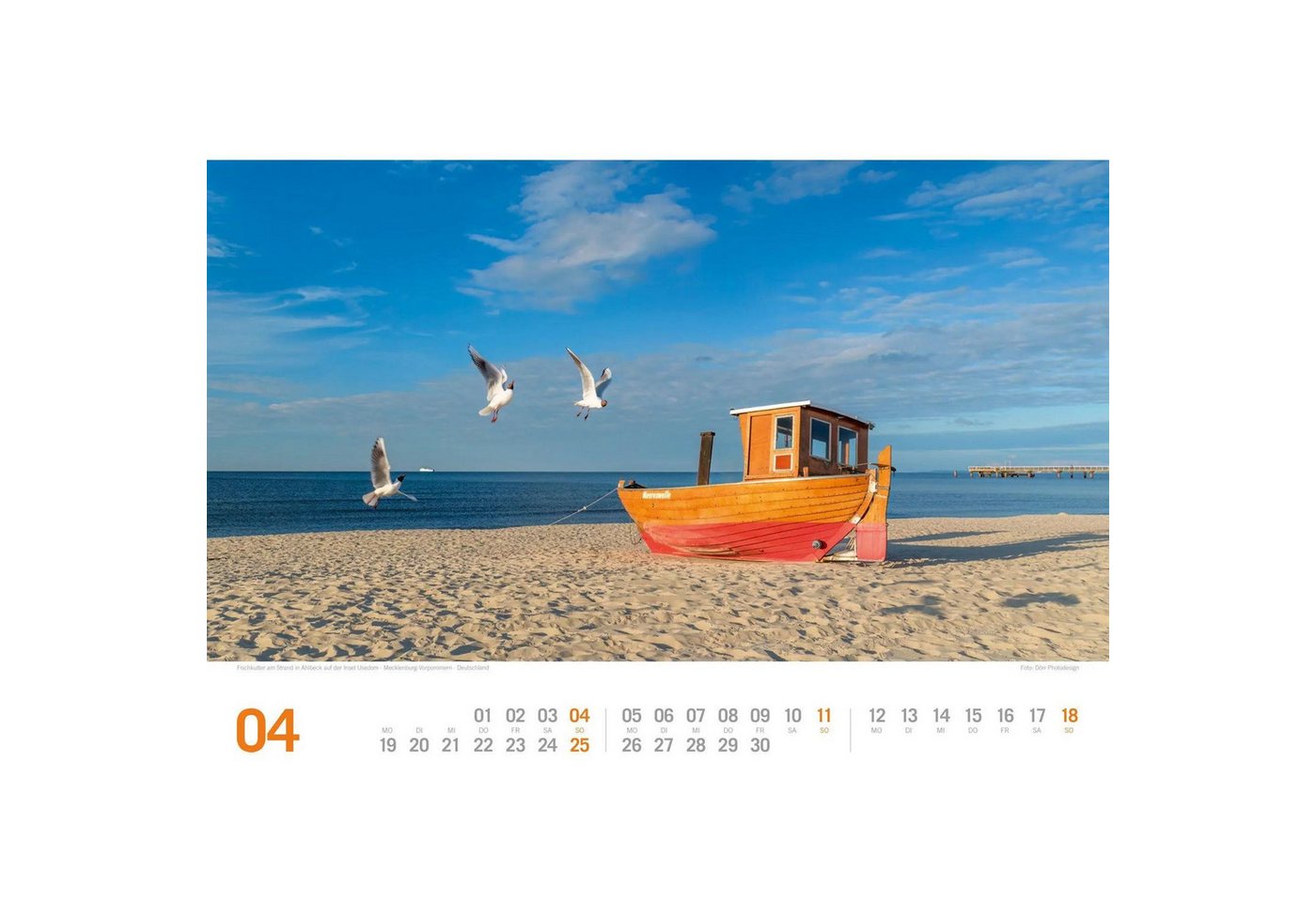 Ackermann Wandkalender Ostsee ReiseLust Kalender 2027, von Flensburg bis nach Usedom