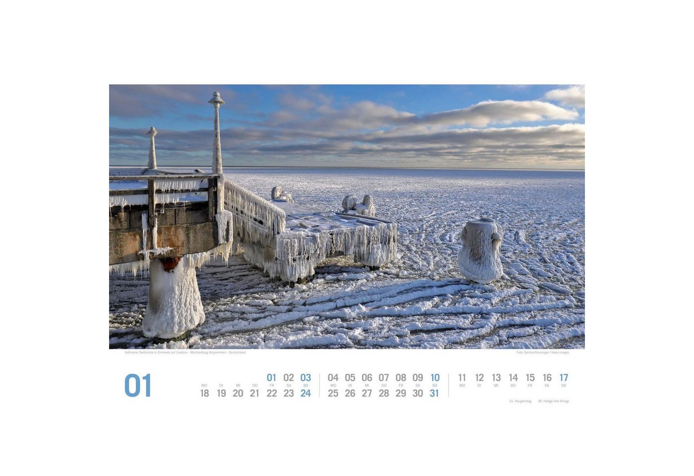 Ackermann Wandkalender Ostsee ReiseLust Kalender 2027, von Flensburg bis nach Usedom Bild 3