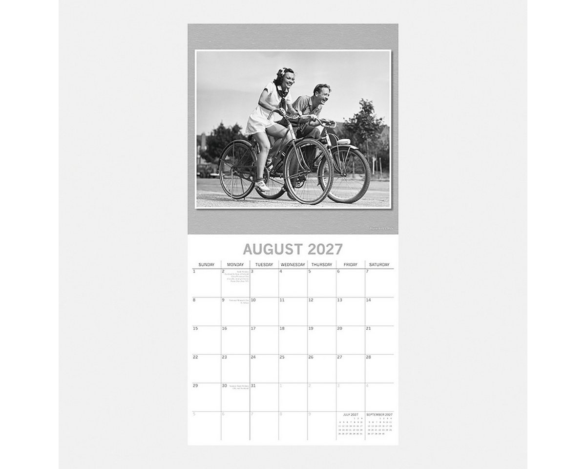 Wandkalender TGSC, Klassische Fotografie Kalender 2027 – quadratischer Wandkale Bild 2