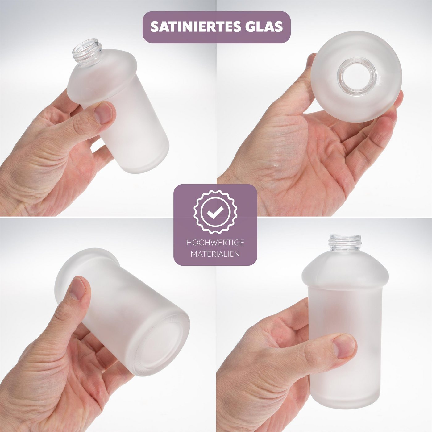 bremermann Seifenspender Bad-Serie PIAZZA & LUCENTE - Ersatz-Seifenspenderglas, (1-tlg)