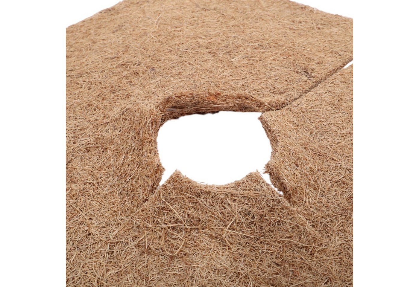 Wacredo Kokosmatte Kokosmatte 45 cm x 45 cm, Winterschutz, Kälteschutz, Pflanzenschutz - Mulchscheibe Bild 3