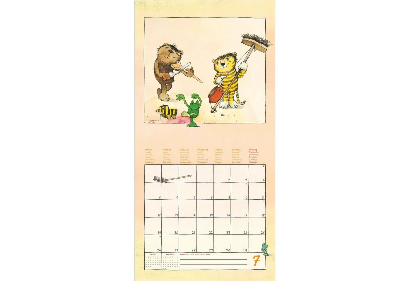 Wandkalender Janosch 2027 Bild 3