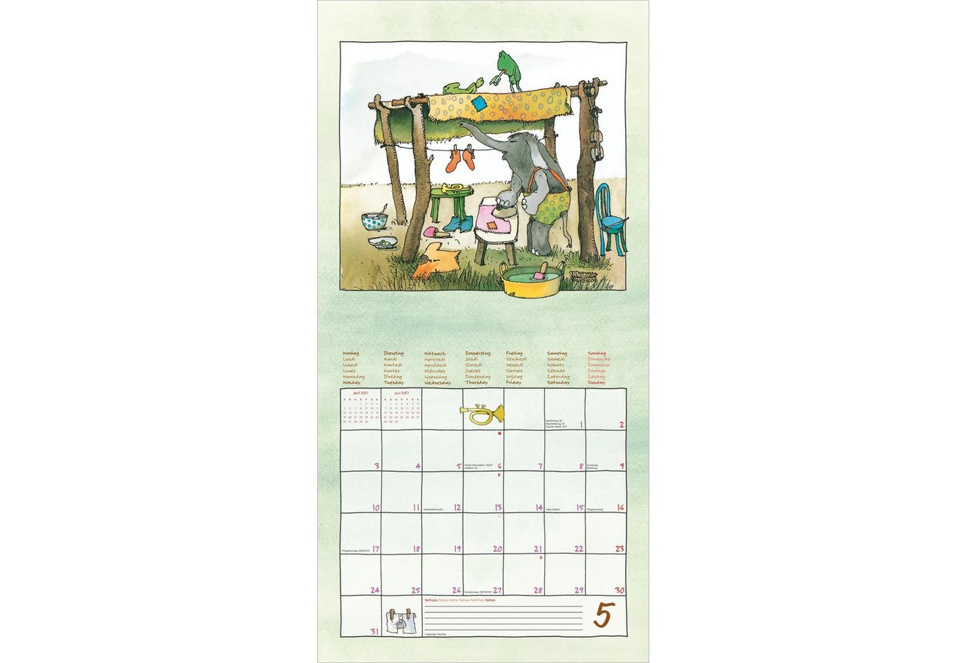 Wandkalender Janosch 2027 Bild 4