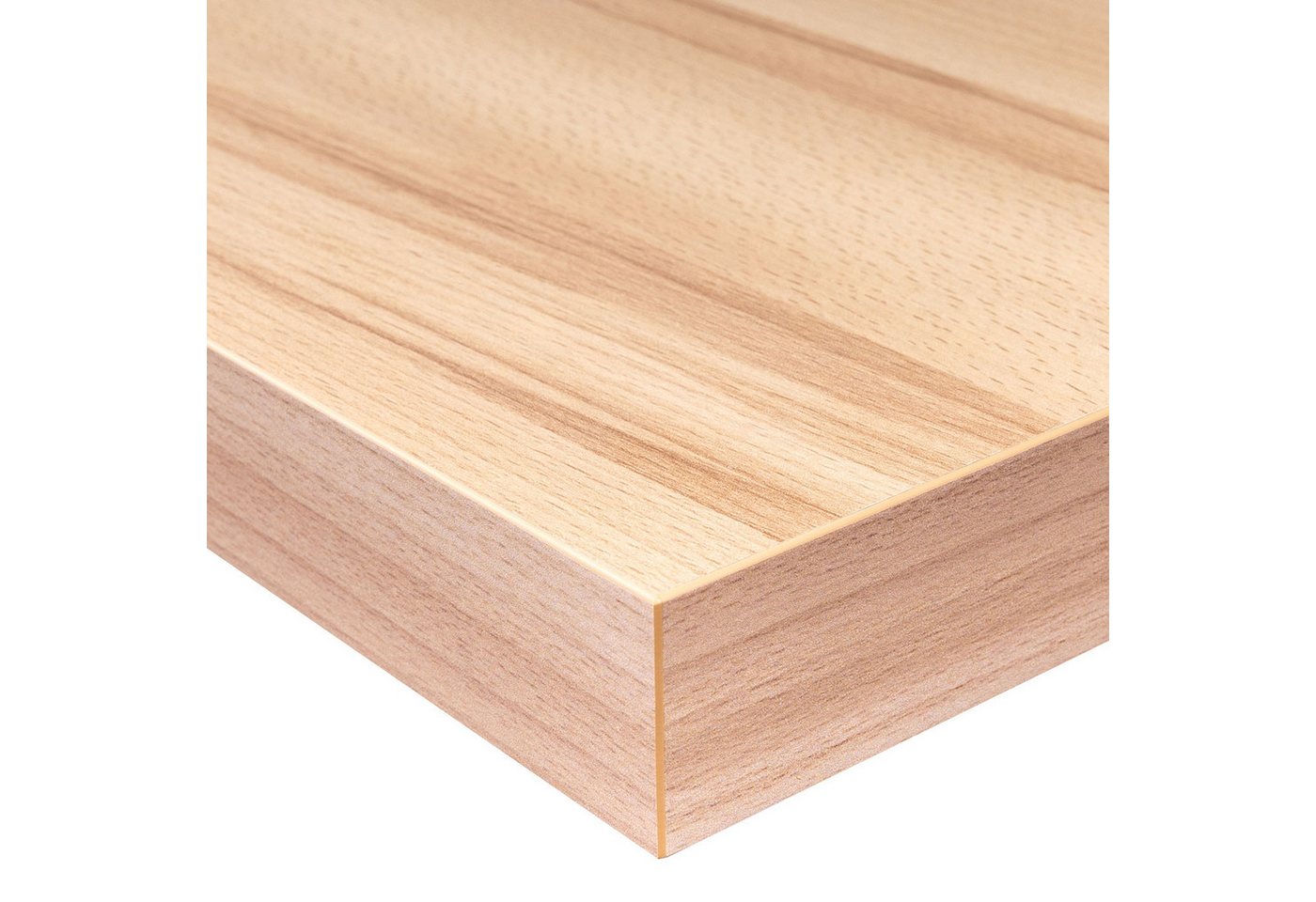 Levandeo® Wandregal, Wandboard Bobby 40cm Kernbuche - Wandregal Regal Board Bord Bild 3