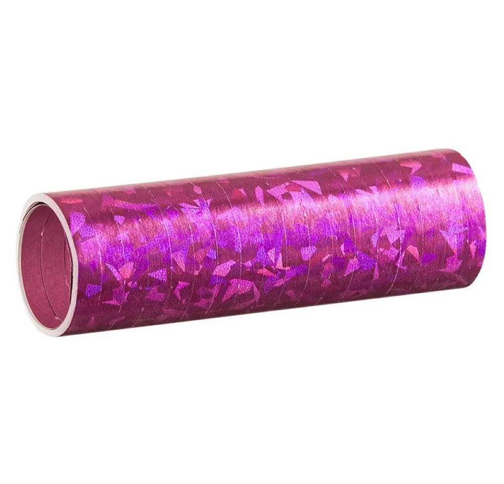 Party Marty Luftschlange Luftschlangen 'Holografisch' 4m / 1 Rolle, Pink Bild 4